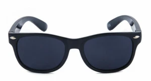 Kids Polarised Wayfarer Style Silicone Shatterproof Black lens Sunglass - Picture 1 of 2