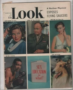 Look Magazine Joe Louis General Ike & Ingrid Bergman February 27 1951 010820nonr - Picture 1 of 1