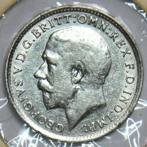 Great Britain 1918 3 Pence/Threepence 197370 combine shipping - Picture 1 of 2