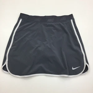 NIKE Golf Womens sz Small/Medium Gray White Dri Fit Mesh Insert Active Skorts - Picture 1 of 10