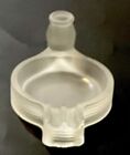 Rare BIRELEYS Frosted Glass Ashtray with Match Holder
