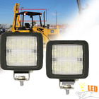 2× Quadratische LED Arbeit Combo Strahl Lichter Lampe passt John Deere Traktor 210C 210LE 310K