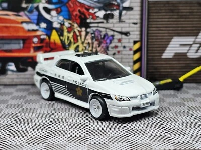 🔥 Matchbox Custom Subaru Impreza WRX 2007 Japan Cruisers Police Car Real Riders - Image 1 of 4
