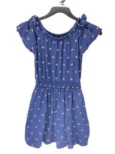 Girls Dress Size 10-12 Long Blue Watermelon Cat & Jack - Picture 1 of 3