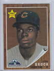 Lou Brock 1998 Topps Reprint 1962 Rookie Colordo Rockies All Star Game 1 Of 5