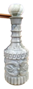 Jim Beam Bonded 1969 White Swirl Milchglas Dekanter (leer) - Bild 1 von 4