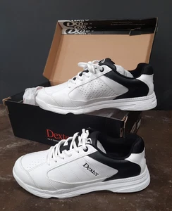 NEW Dexter RICKY IV Bowling Shoes White Mens Size 9 D w/ Box Black & White Men's - Picture 1 of 11