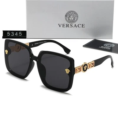 Gafas de sol cuadradas Versace a prueba de viento para hombre y mujer al aire libre montar y caja Foto 1 de 4