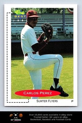1991 Classic Best BASEBALL #92 Carlos Perez - Image 1 of 2