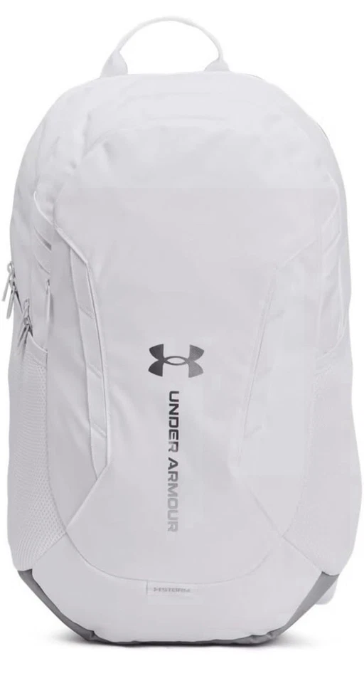 Mochila Under Armour White Hustle 6.0 - Artículo # 1384673 Foto 1 de 4