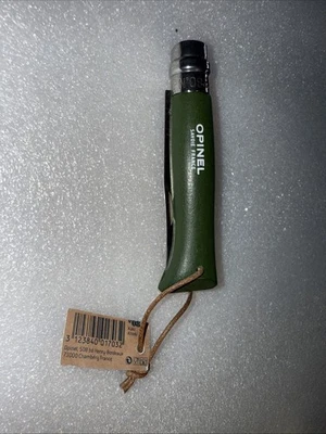 OPINEL Nº 8 Navajas de Bolsillo Plegables Caqui Verde Cerradura Giratoria Francia NUEVO NUEVO CON ETIQUETAS  Foto 1 de 4