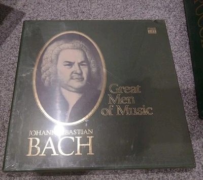 Time Life Great Men of Music Johann Sebastian Bach 4X LP Box Set Sealed New - Image 1 of 2