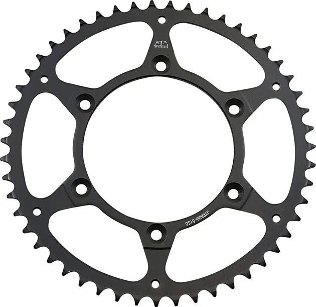 JT Self-Cleaning Rear Sprocket Steel 520 51T for Suzuki RM125 1980-2008 - Image 1 of 1