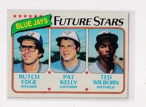Bonita tarjeta 1980 Topps Future Stars # 674 Butch Edge, Pat Kelly, Ted Wilborn - Imagen 1 de 2