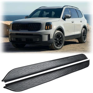 for KIA Telluride 2019-2023 2024 Fixed Side Step Pedal Running Board Nerf Bar - Picture 1 of 6