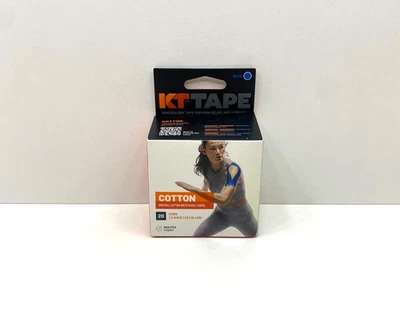 NUEVO KT Cinta Algodón Original Tela Transpirable Azul 20 Tiras Foto 1 de 4