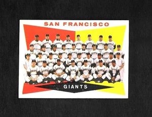 1960 TOPPS #151 GIANTS TEAM UNMARKED - BORDERLINE MINT - 3.99 MAX SHIP COST - Picture 1 of 1