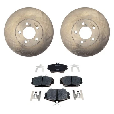 For Lincoln Mark VIII 93-95 R-Line Plain Front Brake Kit w Semi-Metallic Pads - Imagem 1 de 4