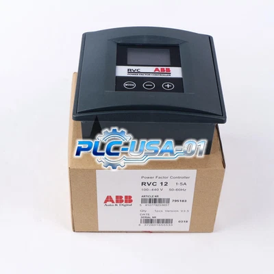 1PCS NEW ABB RVC-12 1-5A Power Factor Controller RVC12  Fast shipping - Image 1 of 4