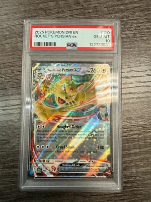 Pokemon TCG Team Rocket's Persian 150/182 Destined Rivals - Graded PSA 10 GEM - Image 1 of 2