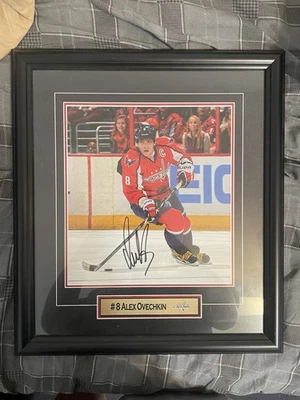 Foto firmada por Alexander Ovechkin enmarcada 8x10 Washington Capitals certificado de autenticidad Foto 1 de 3