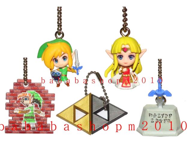 Bandai Legend of Zelda A Link Between Worlds Keychain Figure Set Gashapon