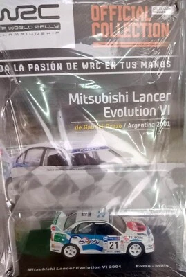 MITSUBISHI LANCER EVO VI - PUZZO - ARGENTINA 2001 - COLECCIÓN OFICIAL WRC Foto 1 de 2