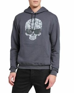 Karl Largerfeld Paris, Herren Relaxed Fit Sweatshirt Hoodie Totenkopf Logo (Größe auswählen) - Bild 1 von 2