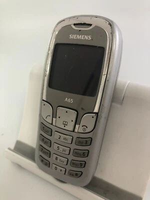 Siemens A65 Silver Unlocked Network Mobile Phone Incomplete  - Image 1 of 4