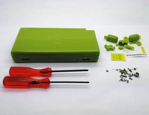 Kit de carcasa de repuesto verde para DS Lite, pieza de reparación de carcasa NDSL DSL - Imagen 1 de 7