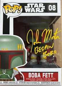 Star Wars John Morton Autogramm Boba Fett Funko 08 Beckett Authenticated - Bild 1 von 2