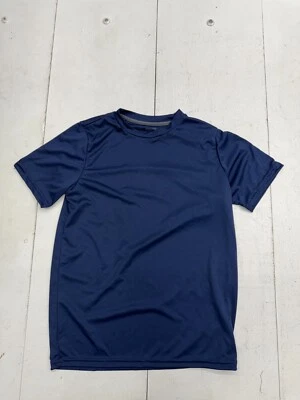 Russel Athletics Dark Blue Short Sleeve Mesh Athletic T Shirt Boys Size Large - Image 1 of 4