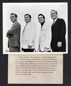 1965 Press Photo, World Series of Golf Quartet, Marr, Thomson, Player, Nicklaus - Picture 1 of 2