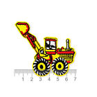Digger Tractor Fire Engine Dumper Iron Sew On Embroidered Appliques Patches Moti