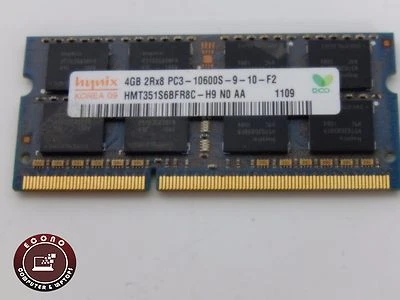Dell xps L502X Hynix 4 GB 2RX8 PC3-12800S memoria RAM HMT351S6BFR8C-H9 - Immagine 1 di 2