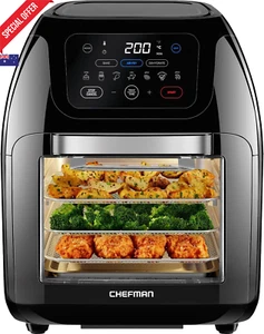 Multifunctional Digital Air Fryer+ Rotisserie, Dehydrator, Convection Oven, 17 P - Picture 1 of 12