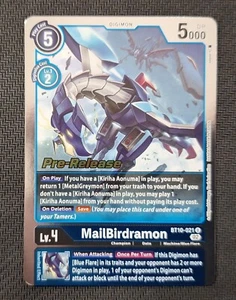 Digimon TCG - Prerelease Stamp Promo - Mailbirdramon - BT10-021 Eng NM - Picture 1 of 1