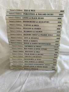 Lot 21 Getting to Know Nature's Children Hardcover Kids Books ANIMALS Grolier lo - Picture 1 of 7