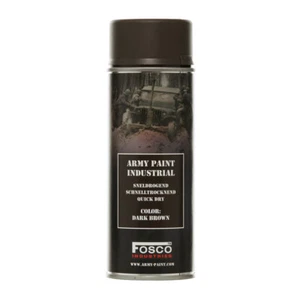 BOMBE PEINTURE MARRON FONCE AEROSOL DARK BROWN REPRO US ALLEMAND WWII - Imagen 1 de 1