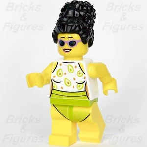 LEGO® City Beach Tourist Minifigure Female Town Recreation 60328 cty1387 New - Picture 1 of 3