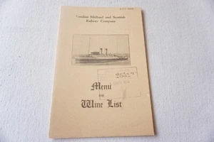 1938 LMS Railway Shipping Menu  - Picture 1 of 3