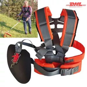 Profi Doppel Schultergurt Tragegurt für Motorsense Freischneider STIHL Trimmer - Bild 1 von 16