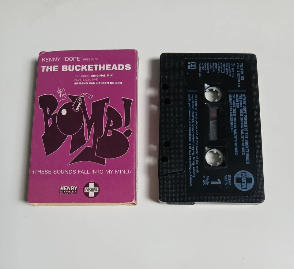 KENNY DOPE BUCKETHEADS THE BOMB THESE SOUNDS FALL INTO MY MIND CASSETTE TAPE - Image 1 of 1