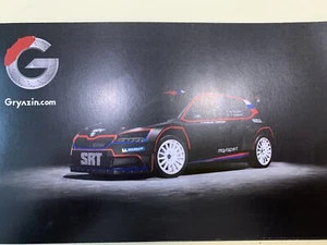 Carte Postale Postcard CP RALLY WRC ESPAGNE CATALUNYA 2019 SKODA R5 GRYAZIN - Picture 1 of 2