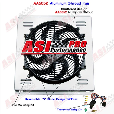 Aluminum Shroud Fan Fits 1985-1994 Ford Explorer Ranger/ Mazda B4000 Navajo 4.0L - Imagem 1 de 4