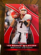 2009 Bowman Draft Rookie All-Stars #AS10 Matthew Stafford