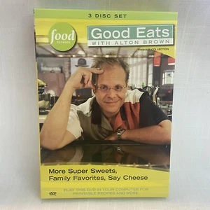 Good Eats Alton Brown 3 DVD Vol 4 More Super Sweets Family Favorites Say Cheese - Picture 1 of 6