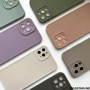Soft Silicon Phone Cover Case For iPhone 16 Pro 15 Pro Max 13 12 11 XR XS 7 8 SE - Picture 1 of 13