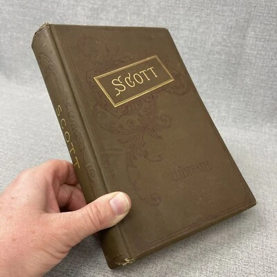 The Poetical Works of Sir Walter Scott Complete Illustrated Antique 1888 - Image 1 of 4