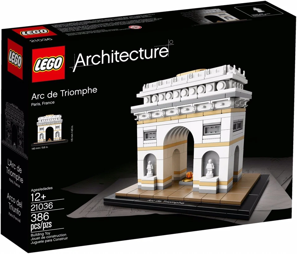 SEALED LEGO Architecture Arc De Triomphe 21036 BRAND NEW UNOPENED RETIRED - Image 1 of 1